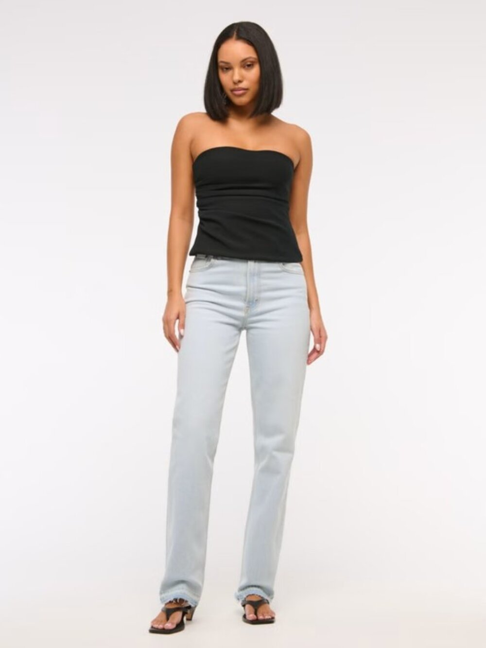 Ultra High Rise 90s Straight Jean | Curve Love Size 25 Extra Short Length